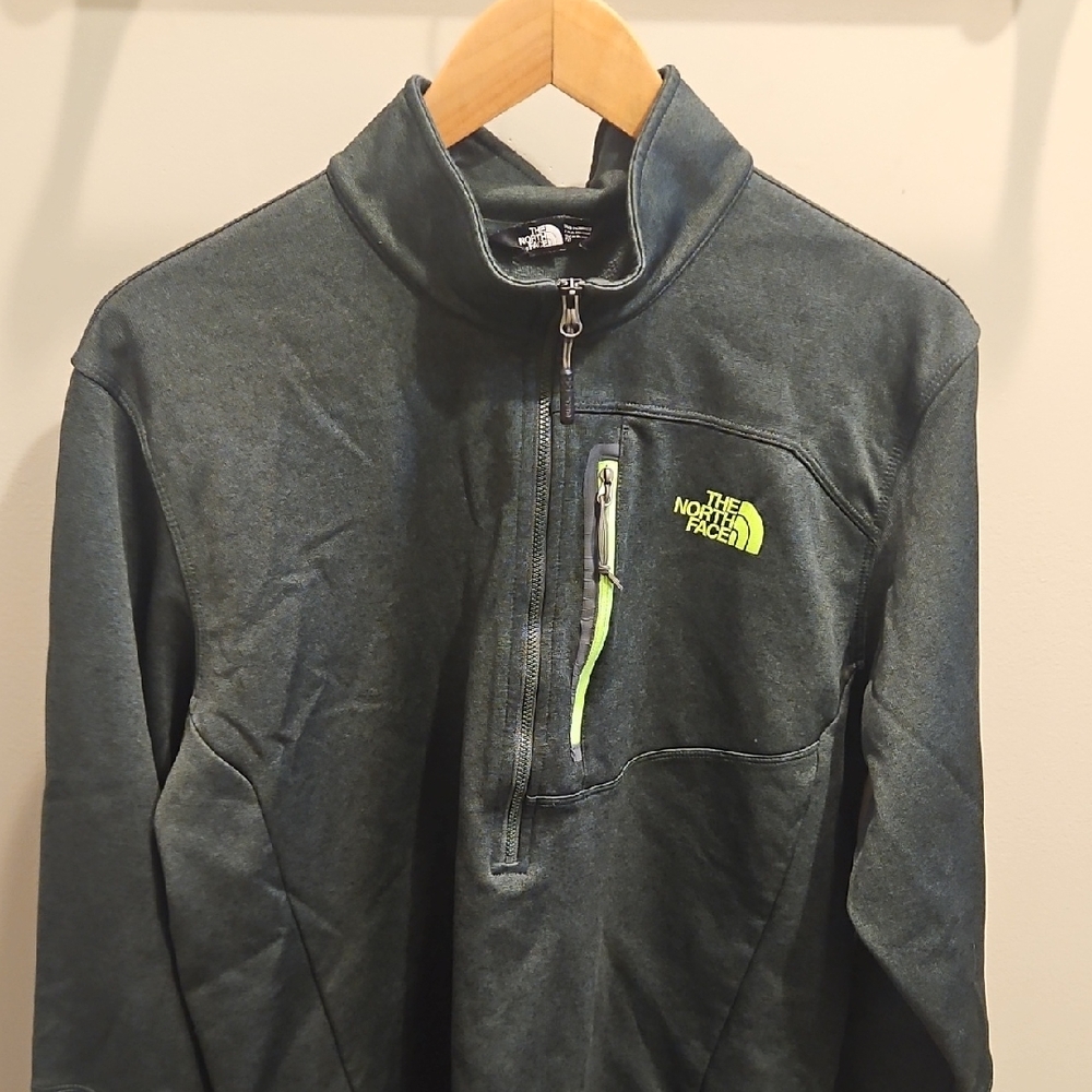 The North Face Dark Green Half-Zip Pullover